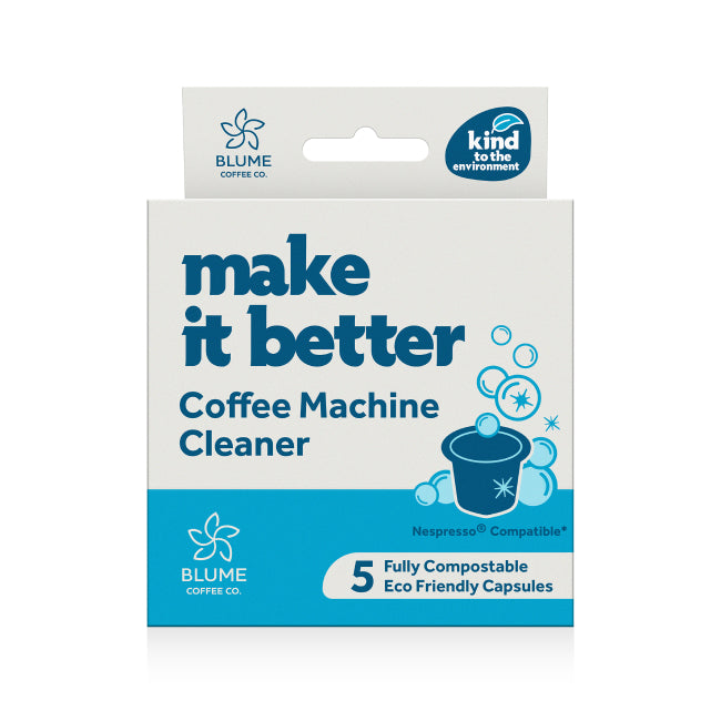 Eco Coffee Machine Cleaner - 5x Compostable Cleaning Capsules
