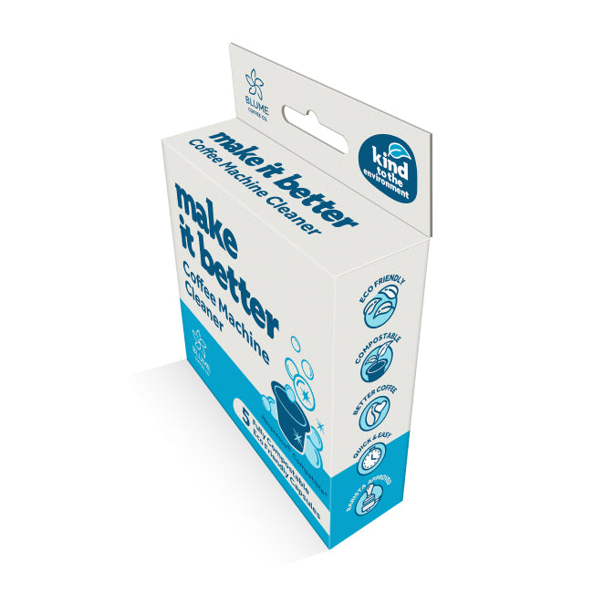 Eco Coffee Machine Cleaner - 5x Compostable Cleaning Capsules